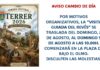 CAMBIO DE DÍA DE «VISITA GUIADA AL REVES»SEMANA CULTURAL 2026 TERRER