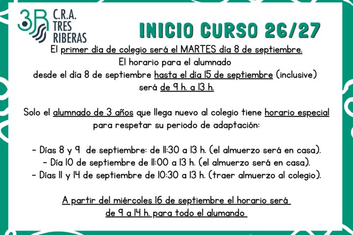 VUELTA AL COLEGIO