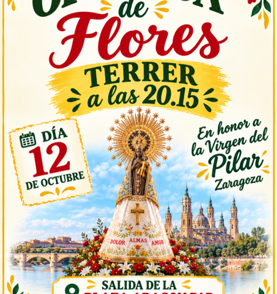 OFRENDA DE FLORES TERRER 2026.